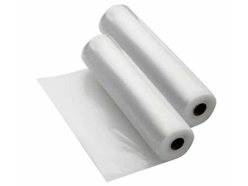Nr. 2 rotoli sottovuoto cm 40x600 goffrati per alimenti