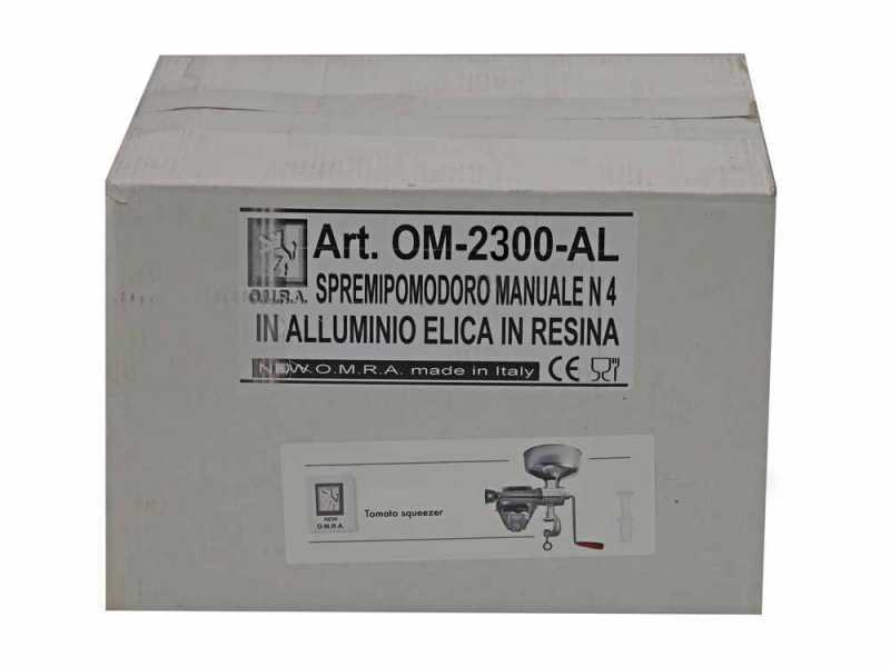 New O.M.R.A OM-2300-AL - Passapomodoro manuale alluminio N5