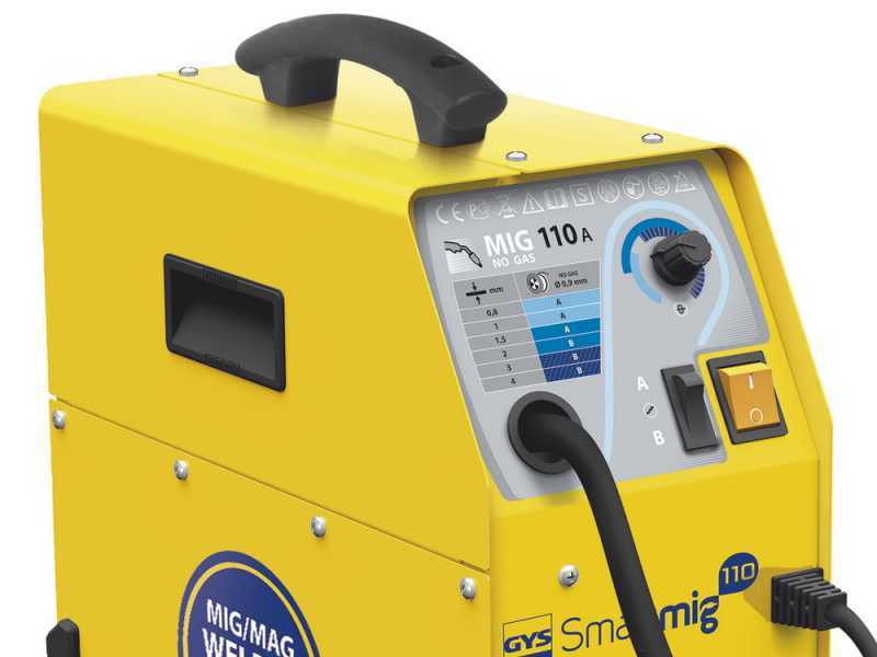 GYS SMARTMIG 110 - Saldatrice tradizionale a trasformatore (MOG: NO GAS) - corrente continua (DC) &nbsp;