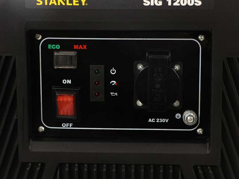 Generatore di corrente inverter 1,02 kW monofase Stanley SIG 1200S