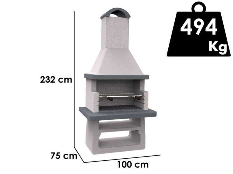 Edilmark GF65 - Barbecue in muratura a carbone
