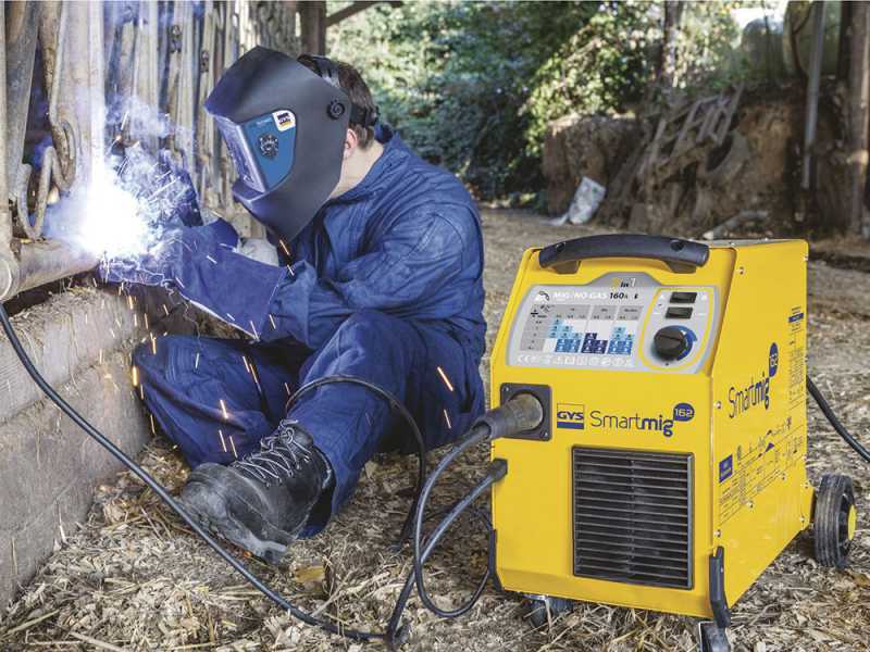GYS SMARTMIG 162 - Saldatrice tradizionale a trasformatore (MIG/MAG: GAS, NO GAS) - corrente continua (DC) &nbsp;