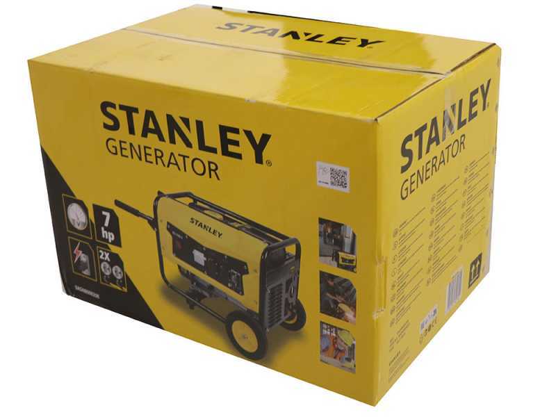 Stanley SIG 3100B - Generatore di corrente a benzina - AVR 2.9 kw - Continua 2.6 kW Monofase