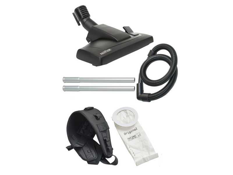 Nilfisk Gd5 Back Hepa Basic EU - Aspirapolvere a zaino professionale - 230V - 780W