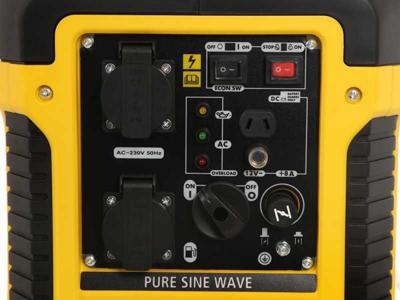 Stanley SIG 1900S - Generatore di corrente a inverter 1,88 kW - Continua 1.7 kW Monofase