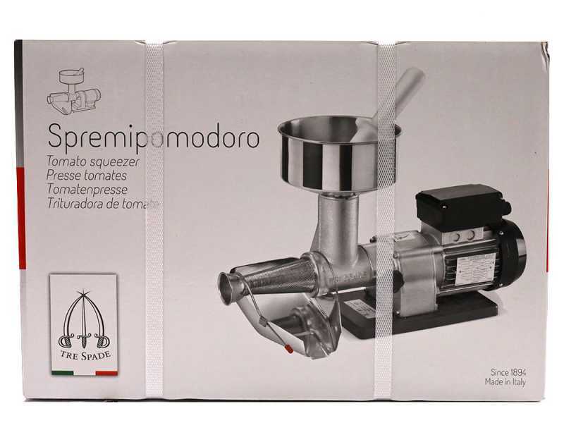Tre Spade BIG-40 MO/MO - Passapomodoro elettrico - 300W