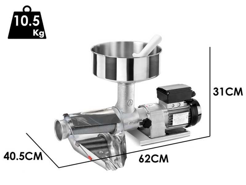 Tre Spade BIG-40 I/I - Passapomodoro elettrico - 300W