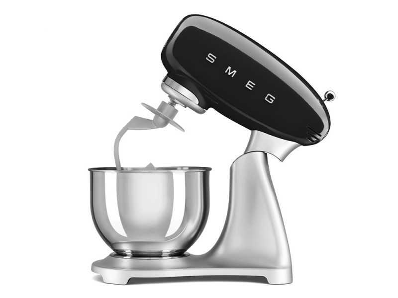 Smeg SMF02BLEU Nero - Impastatrice Planetaria - Vasca in Inox da 4,8 litri