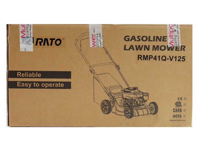Rato Multipower RMP41Q-V125 - Rasaerba a scoppio - Motore Rato da 127cc
