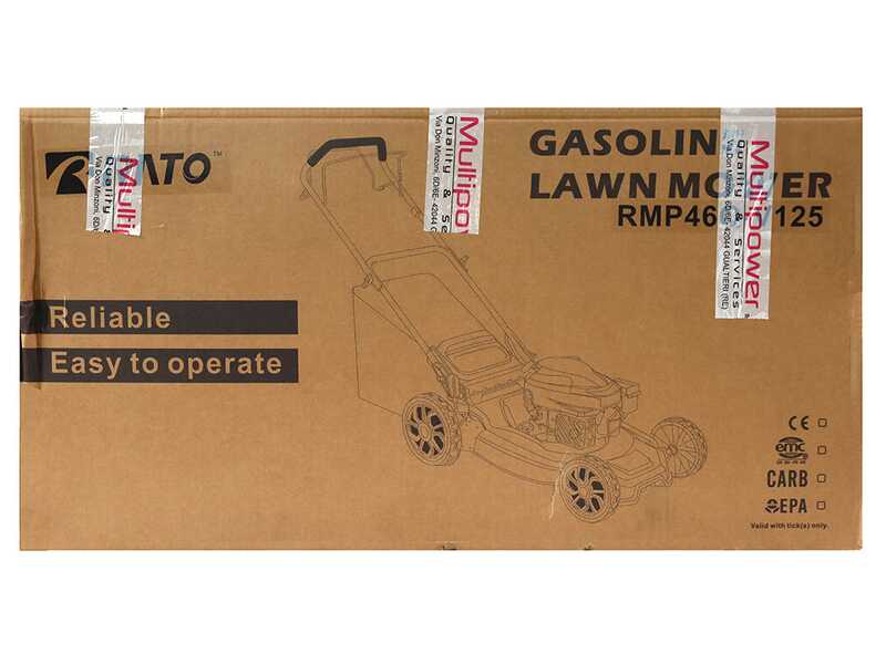 Rato Multipower RMP46Q-V125 - Rasaerba a scoppio - Motore Rato da 127cc