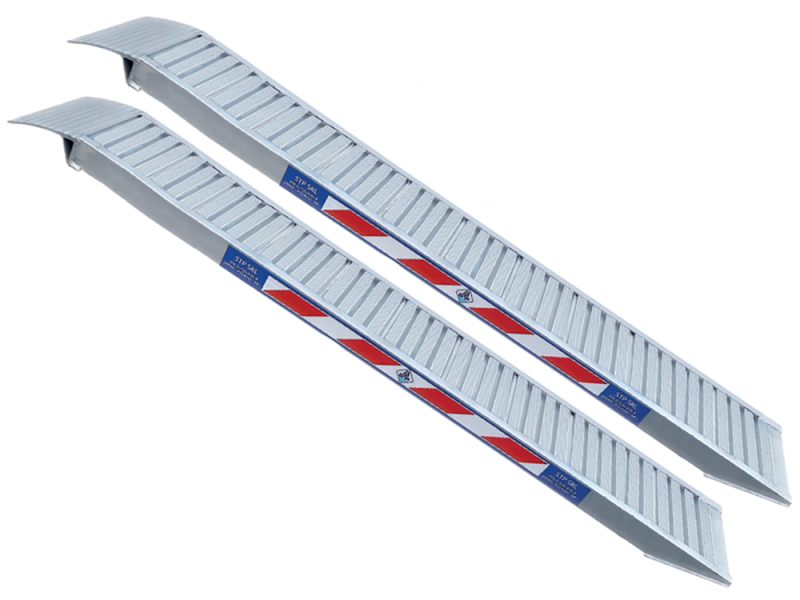 S.T.P. H72/30S - Rampe con montante senza bordo in alluminio - mt. 3.00  - Portata 13 quintali