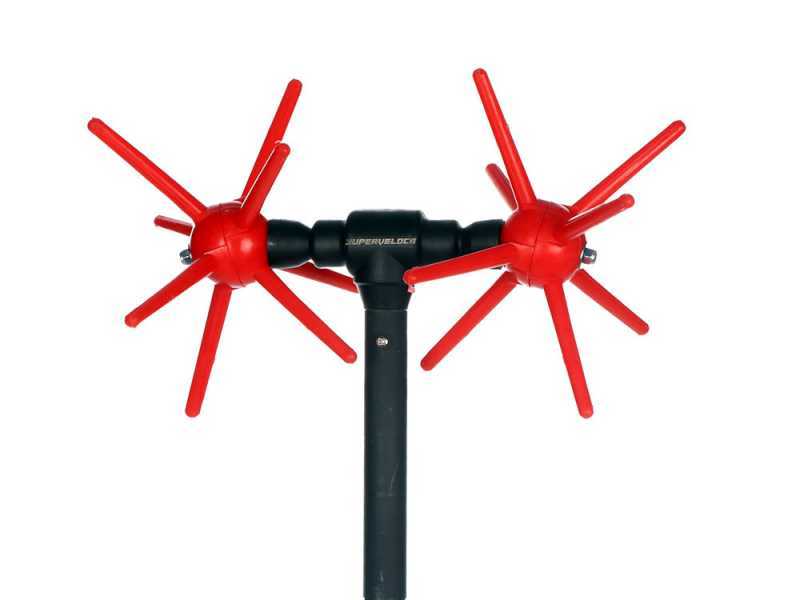 Ripartrak Agrotechnic X.16 Mark II - Abbacchiatore elettrico - Movimento roto vibratorio - Asta Carbonio 200 cm