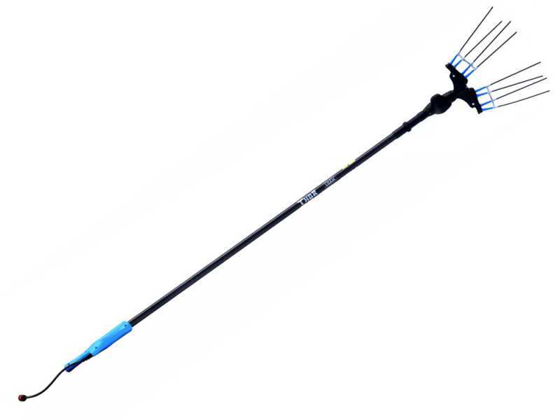 Lisam Thor - Abbacchiatore Elettrico a batteria - Asta Telescopica - Batteria 12V 56Ah