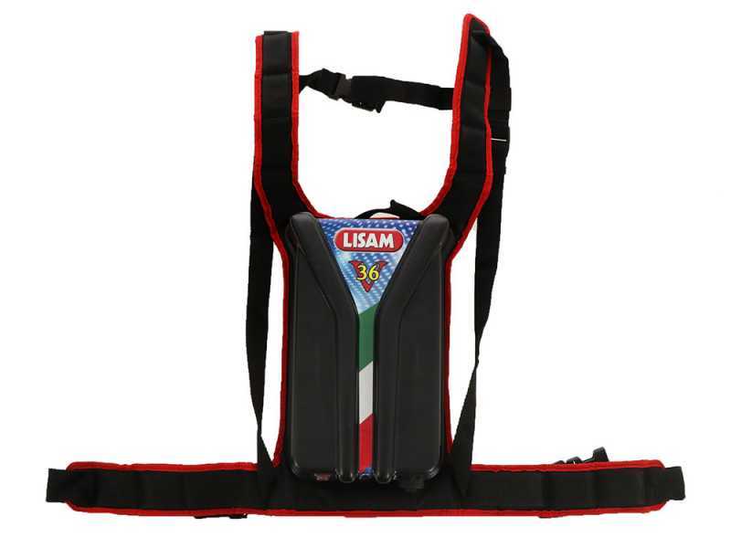 Lisam Swing 36V - Abbacchiatore Elettrico a batteria - Asta Telescopica - Batteria 36V 30Ah