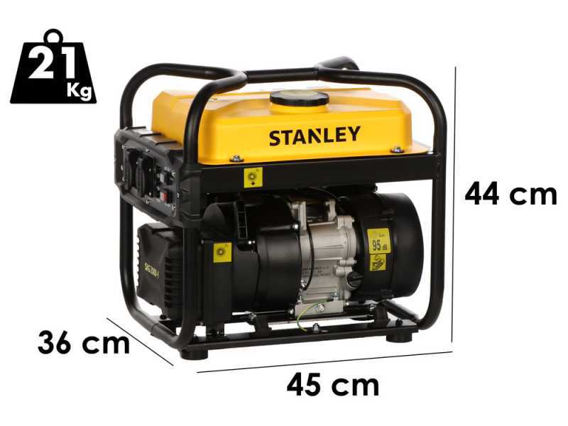 Stanley SIG 2000-1 - Generatore di corrente a inverter 2 kW - Continua 1.8 kW Monofase