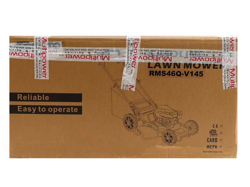 Rato Multipower RMS46Q-V145 - Rasaerba a scoppio trazionato - Motore Rato da 144cc