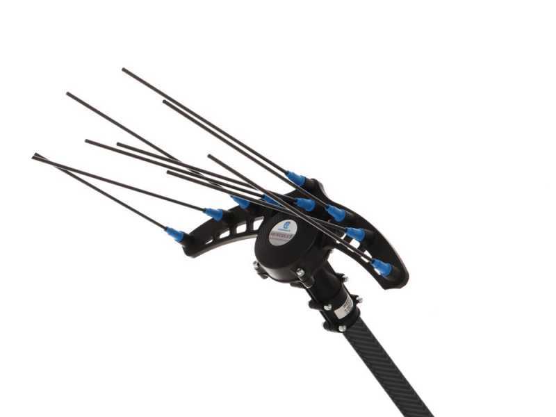 Campagnola Hercules 6 ECO Plug-in - Asta in carbonio da 200 cm - Abbacchiatore elettrico a batteria