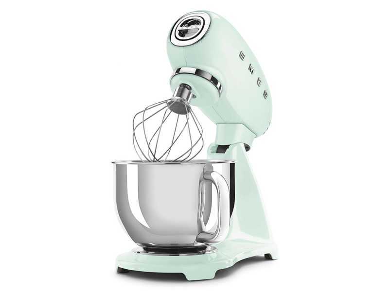Smeg Full Color Verde pastello - Impastatrice Planetaria - Vasca in Inox da 4,8 litri