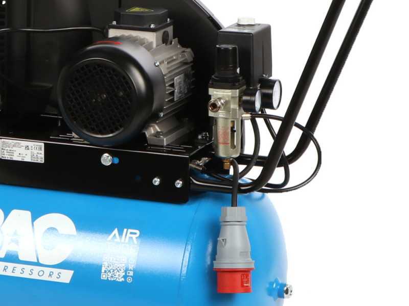 ABAC EXP A39B 90 CT3 - Compressore aria elettrico trifase a cinghia - Motore 3 HP - 90 lt