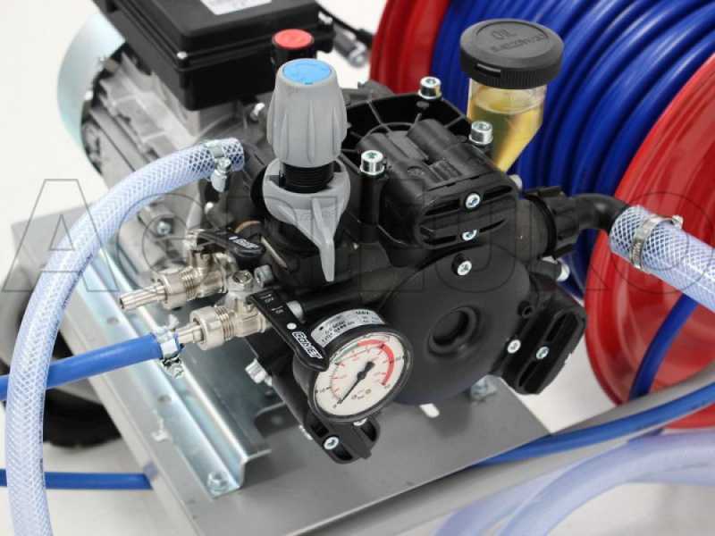 Kit motopompa irrorazione con carrello - Pompa Comet APS31 con motore elettrico