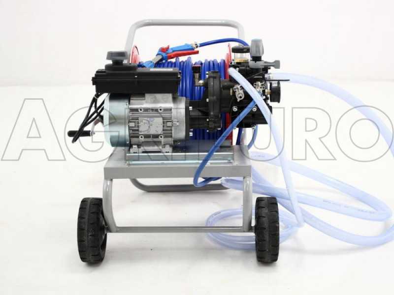 Kit motopompa irrorazione con carrello - Pompa Comet APS31 con motore elettrico