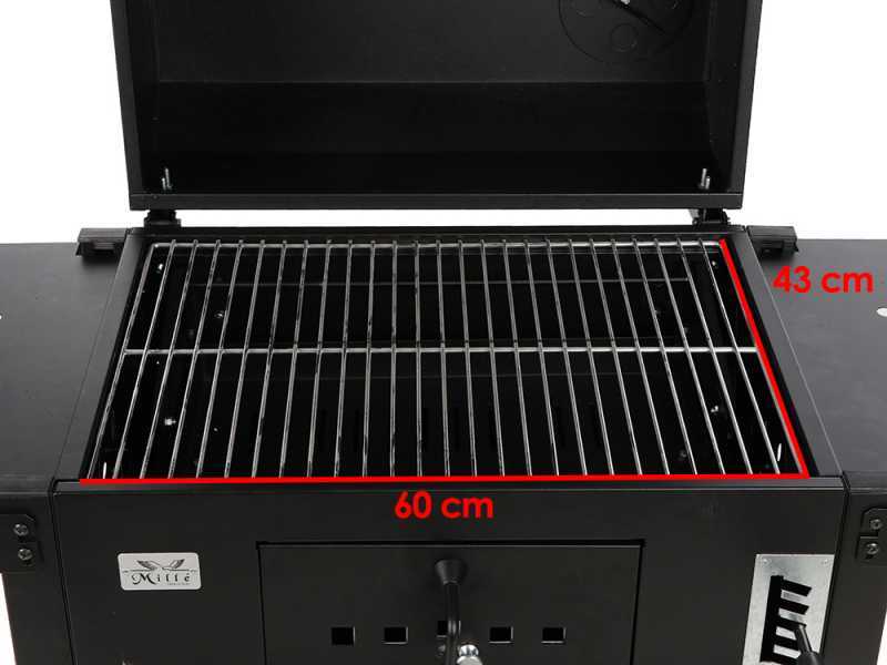 Seven Italy Teseo - Barbecue in ferro artigianale a carbone - 60x43cm