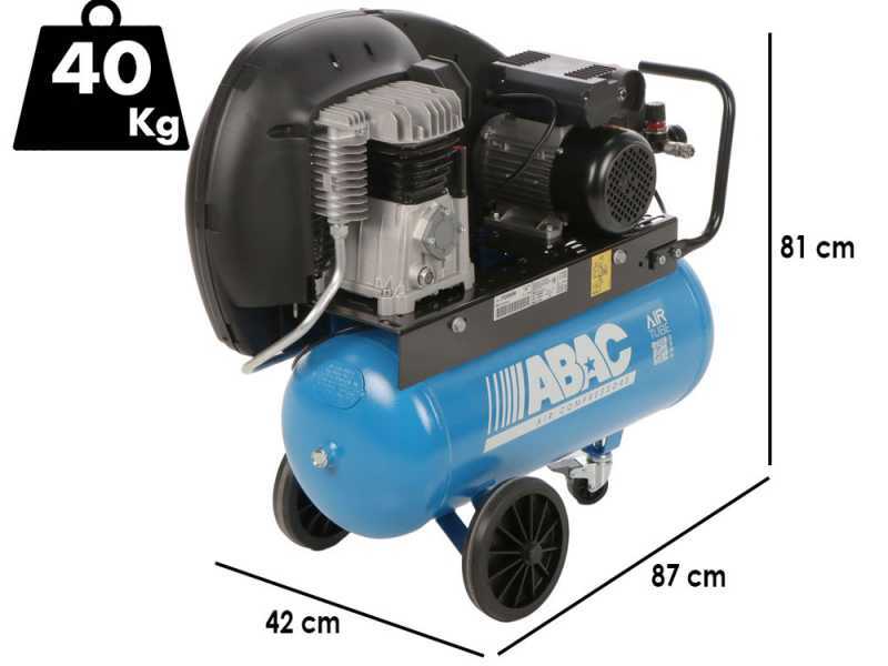 ABAC EXT A29B 50 CM2 - Compressore aria elettrico monofase a cinghia - Motore 2 HP &ndash; 50 lt