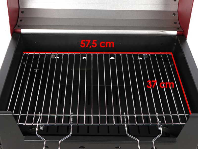 Seven Italy Eliseo Medium - Barbecue in ferro artigianale a carbone - 57,5x37cm