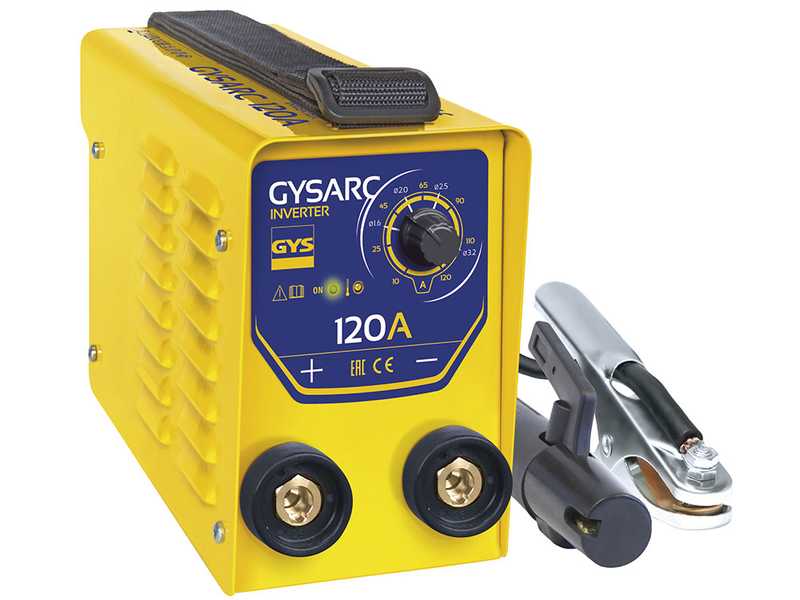 GYS GYSARC 120 - Saldatrice Inverter (MMA) - corrente continua (DC)