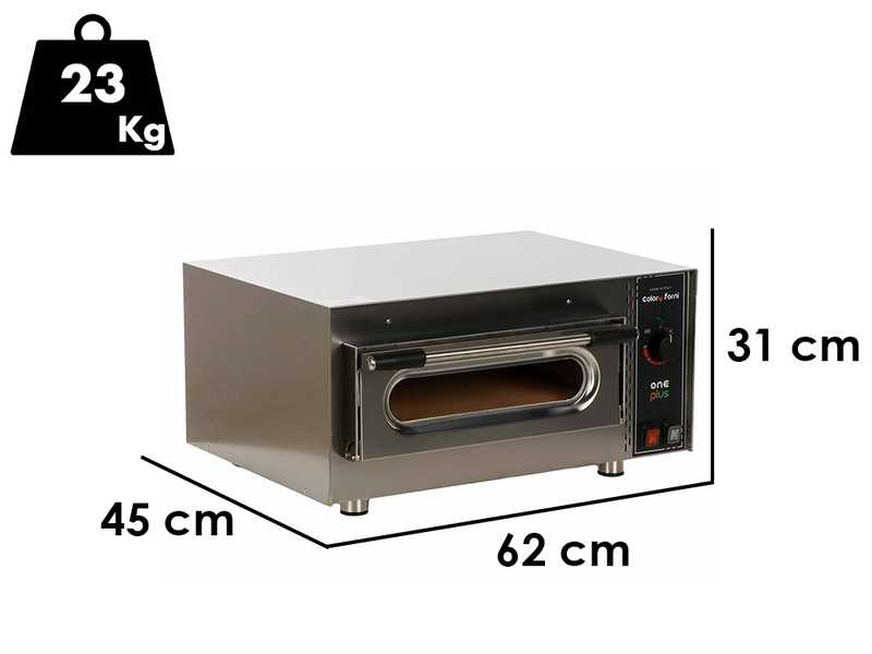 Calory Forni CF62M One Plus - Forno elettrico per pizza - Meccanico