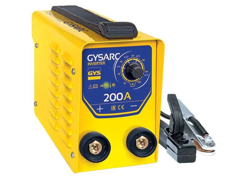 GYS GYSARC 200 - Saldatrice Inverter (MMA) - corrente continua (DC)