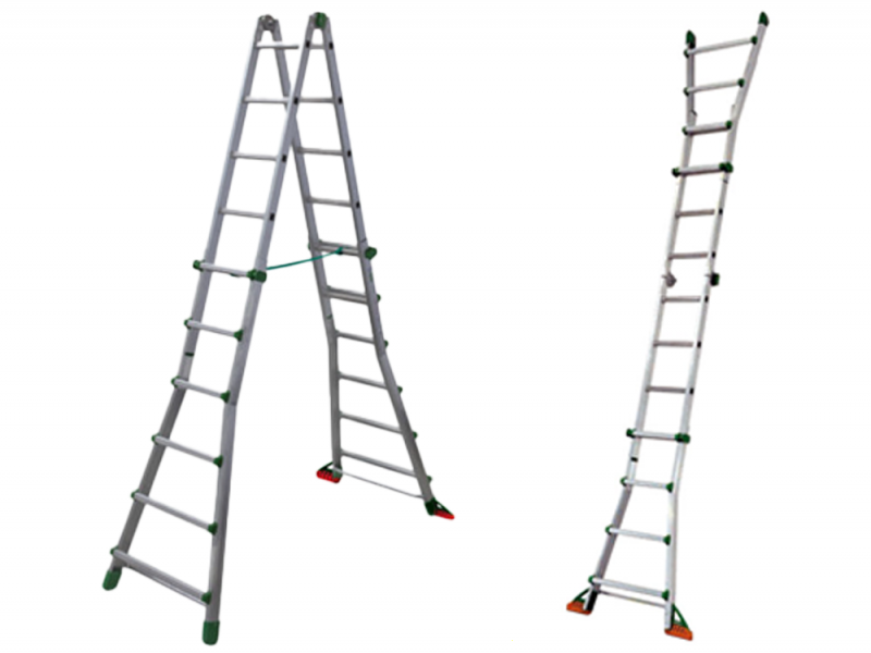 Facal Eurobriko BK/5 A, 2x12 gradini, 5.70 mt - Scala in alluminio telescopica