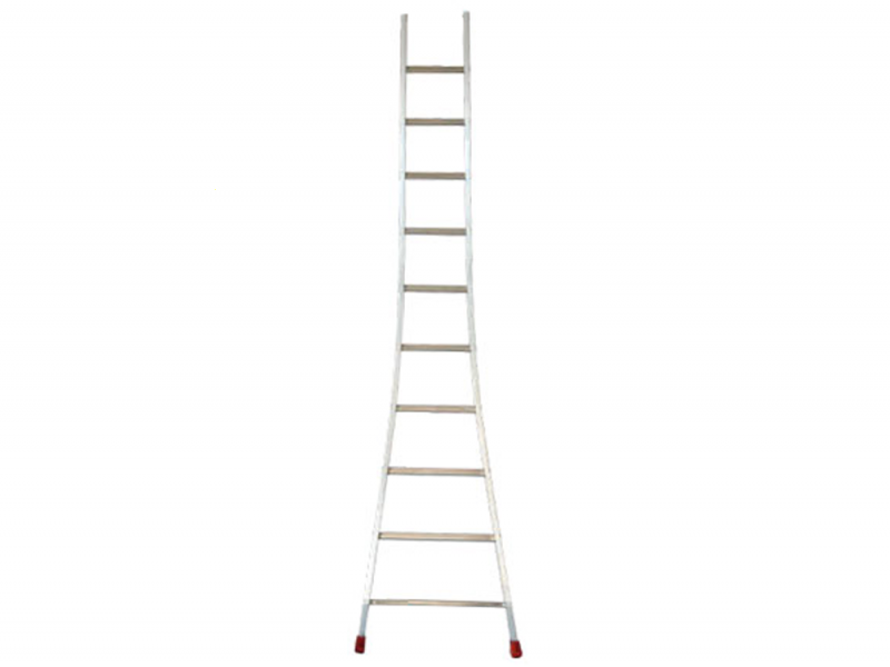 Facal Atlanta ATL-10/S, 10 gradini, 2.86 m - Scala da appoggio in alluminio - Altezza stimata operativa 3.75 m