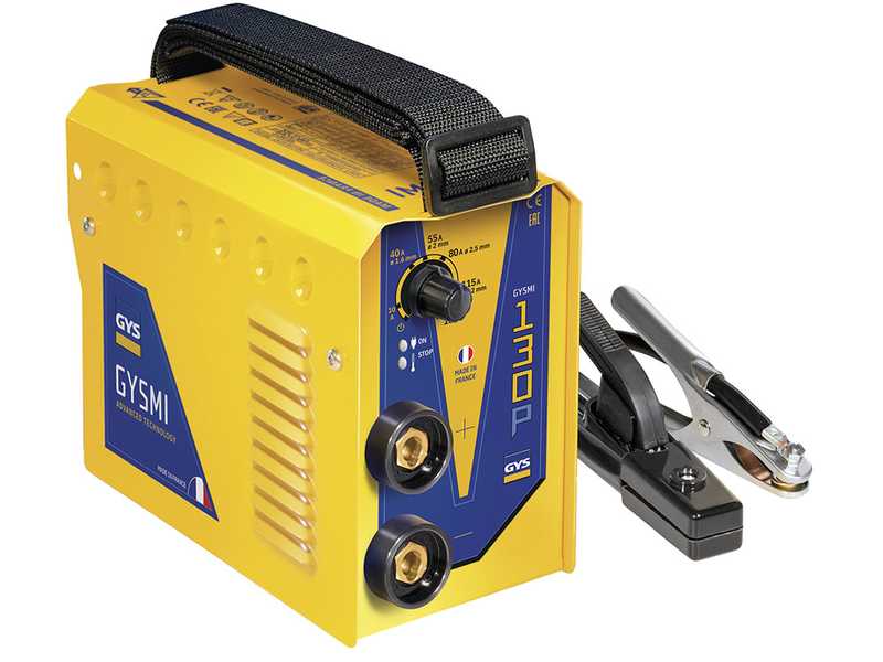 GYS GYSMI 130P - Saldatrice Inverter (MMA) - corrente continua (DC) - Valigetta