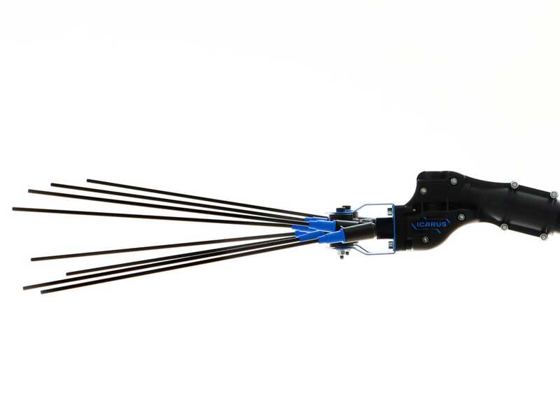 Campagnola Icarus V1 ECO Plug-in - PROM.0140 - Abbacchiatore elettrico a batteria 21.6V 5Ah - Asta telescopica in alluminio 225/340 cm