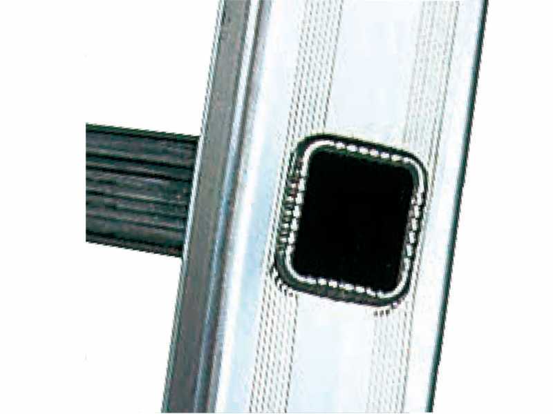 Facal Atlanta ATL-12/S, 12 gradini, 3.42 m - Scala da appoggio in alluminio - Altezza stimata operativa 4.27 m