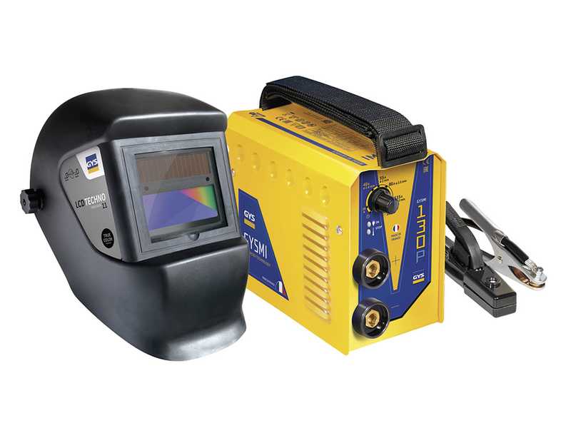 GYS GYSMI 130P - Saldatrice Inverter (MMA) - corrente continua (DC) - Maschera