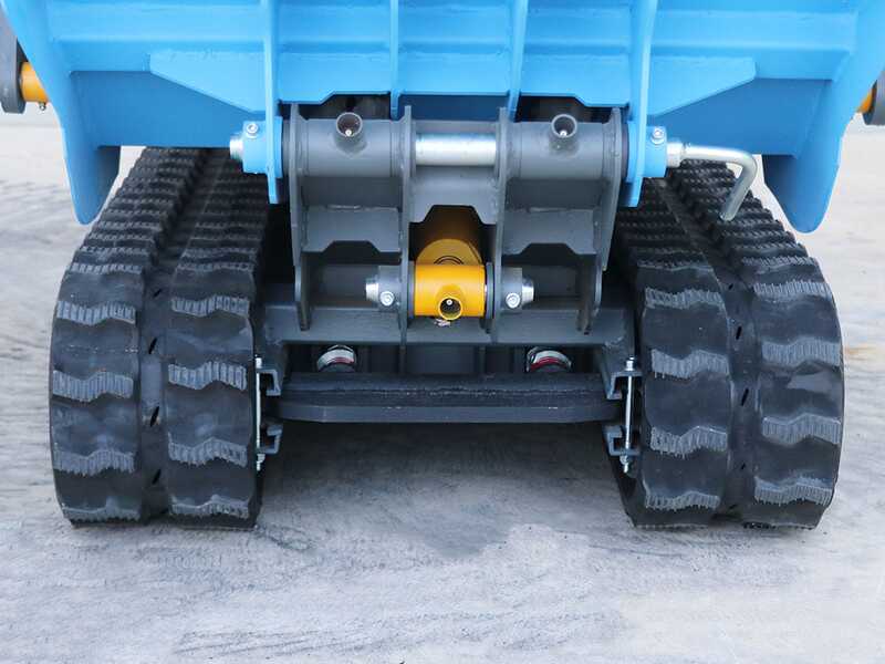 OUTLET - UTILIZZATO PER PROVA - Motocarriola EuroMech EM500L-Dump &amp; Shovel - Cassone dumper idraulico 500 kg con paletta