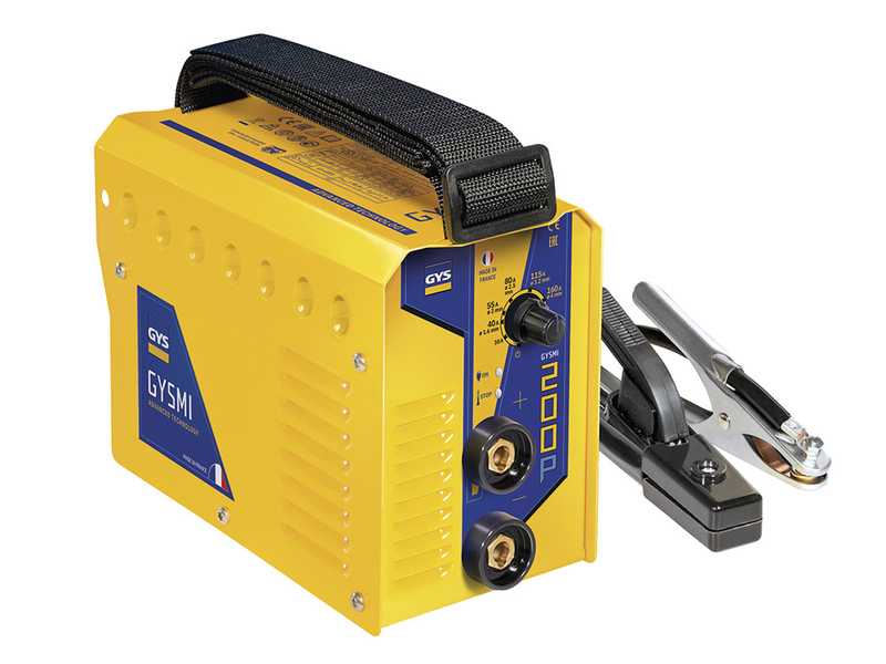 GYS GYSMI 200P - Saldatrice Inverter (MMA) - corrente continua (DC) - Valigetta