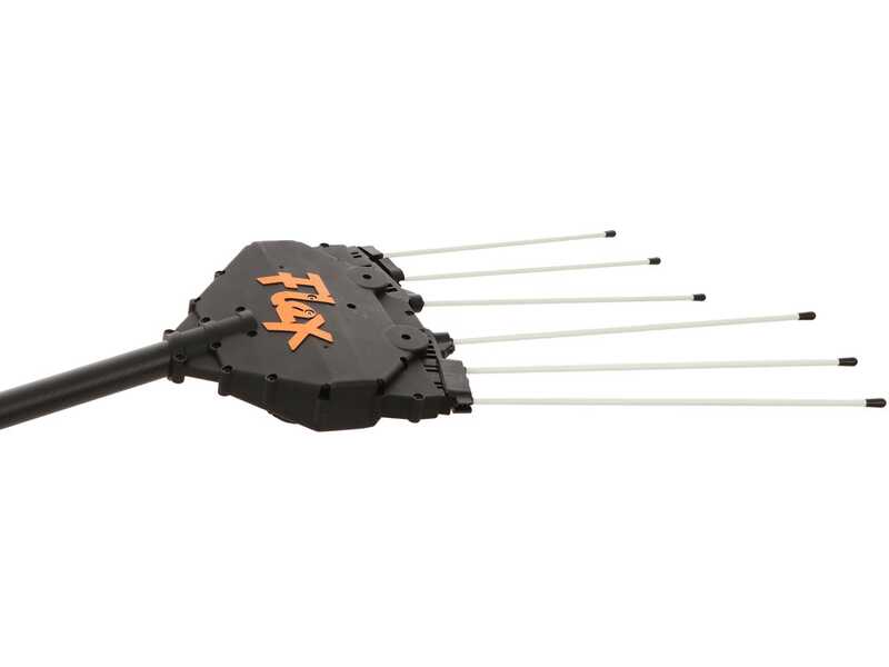 Oliviero Flex PCF Premium Cordless - Abbacchiatore con batteria a litio - Asta in carbonio fissa 245 cm - 2x 21.6V 4.5Ah