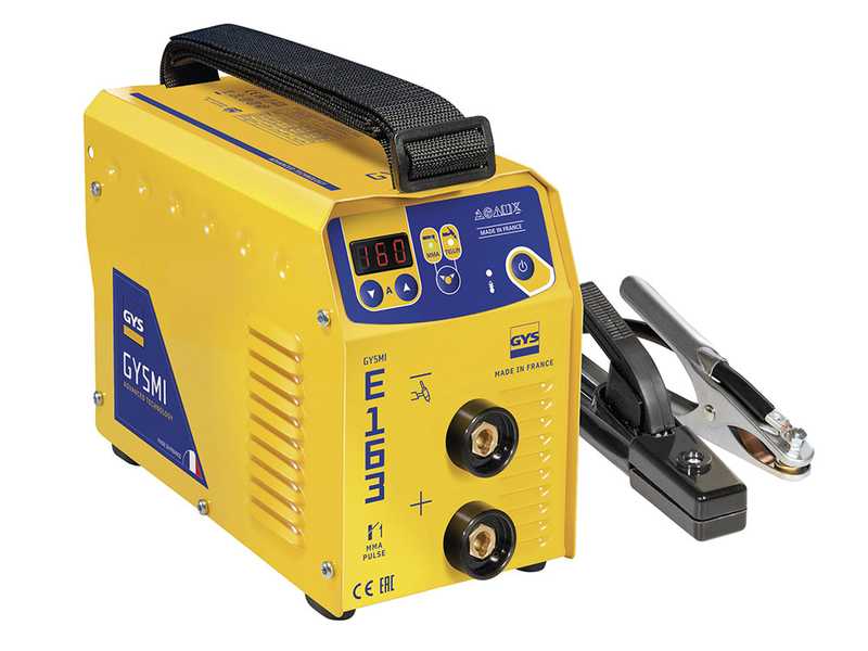 GYS Gysmi E163 - Saldatrice Inverter (MMA, TIG Lift) - Corrente continua (DC) - Valigetta