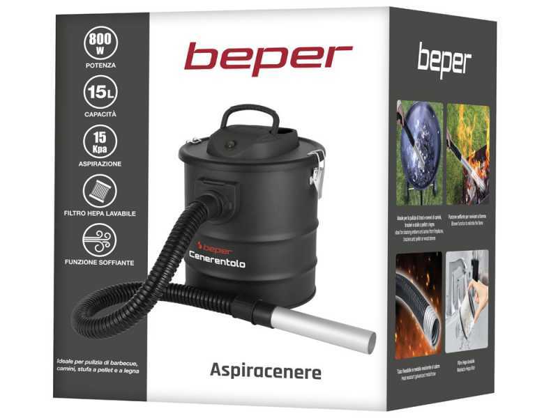 Beper P202ASP250 - Aspiracenere a bidone - 15L