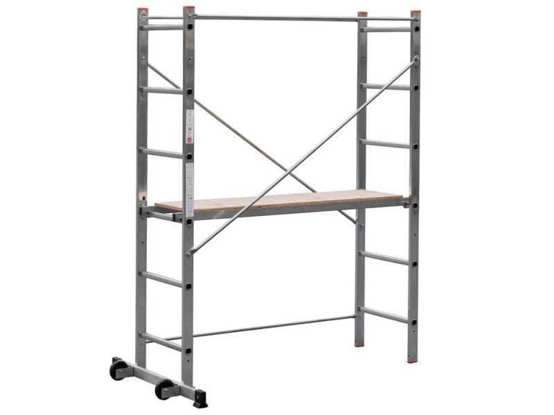 Gierre Easy 100 - Trabattello in alluminio - Compatto - Altezza 1.82m