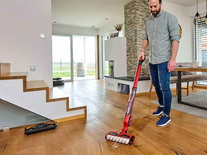 Einhell CLEANEXXO - Lavapavimenti a batteria 3 in 1: lava, asciuga e aspira
