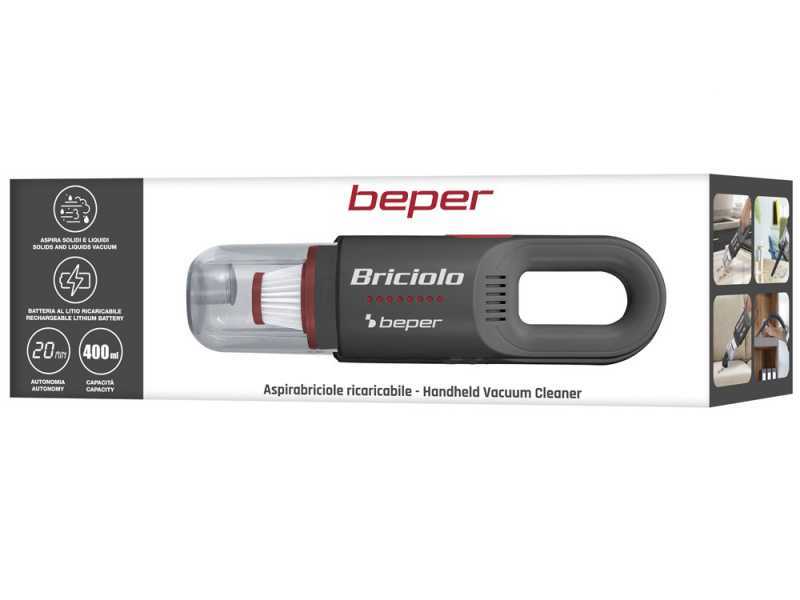 Beper P202ASP401 - Aspirabriciole ricaricabile - 7.4 V 2 Ah