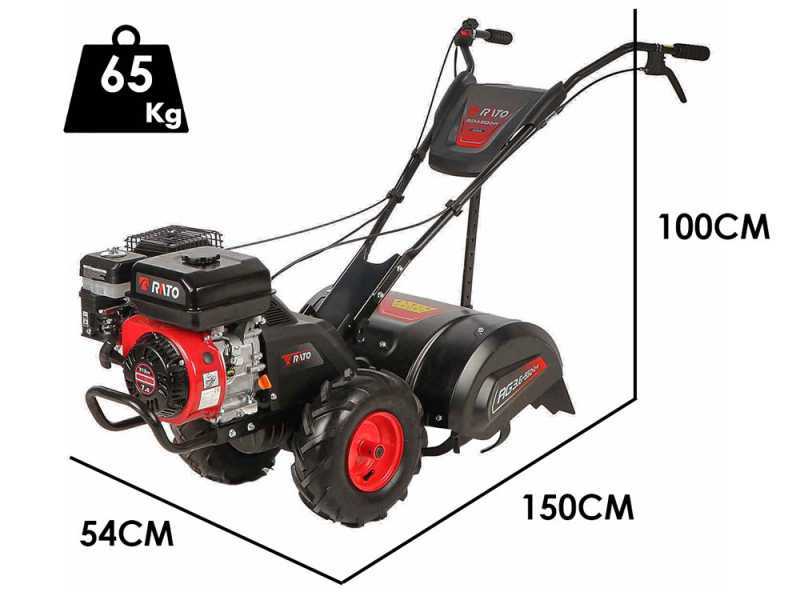 Rato Multipower RG3.6-55Q-D-H - Motocoltivatore a benzina 212cc - 7HP
