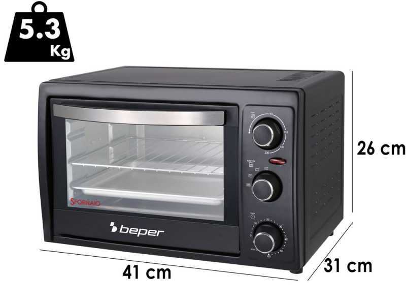 Beper 90883 - Forno elettrico - 1300 W