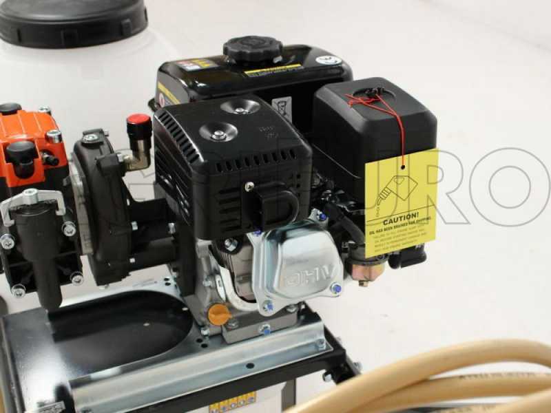 Kit motopompa irrorazione Comet MP30/Loncin G200F con carrello e serbatoio 80L