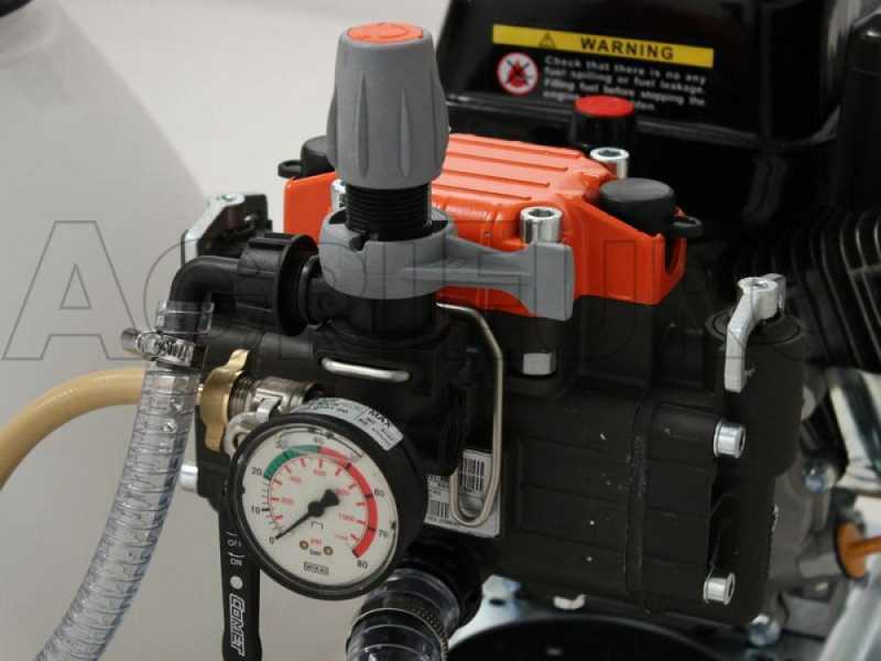 Kit motopompa irrorazione Comet MP30/Loncin G200F con carrello e serbatoio 80L