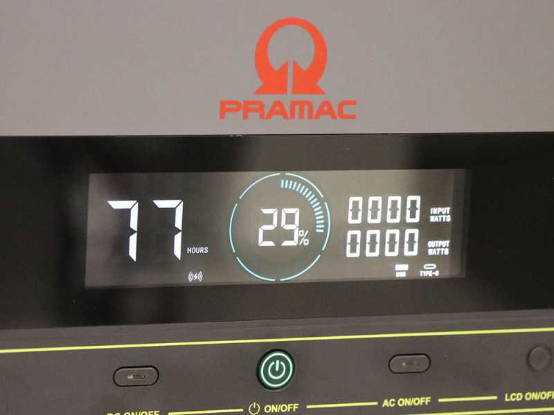 Pramac PWB 1200 - Batteria PowerStation Portatile - 1200W - 1075 Wh/25.6V